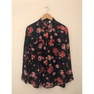 Floral Button Up Shirt